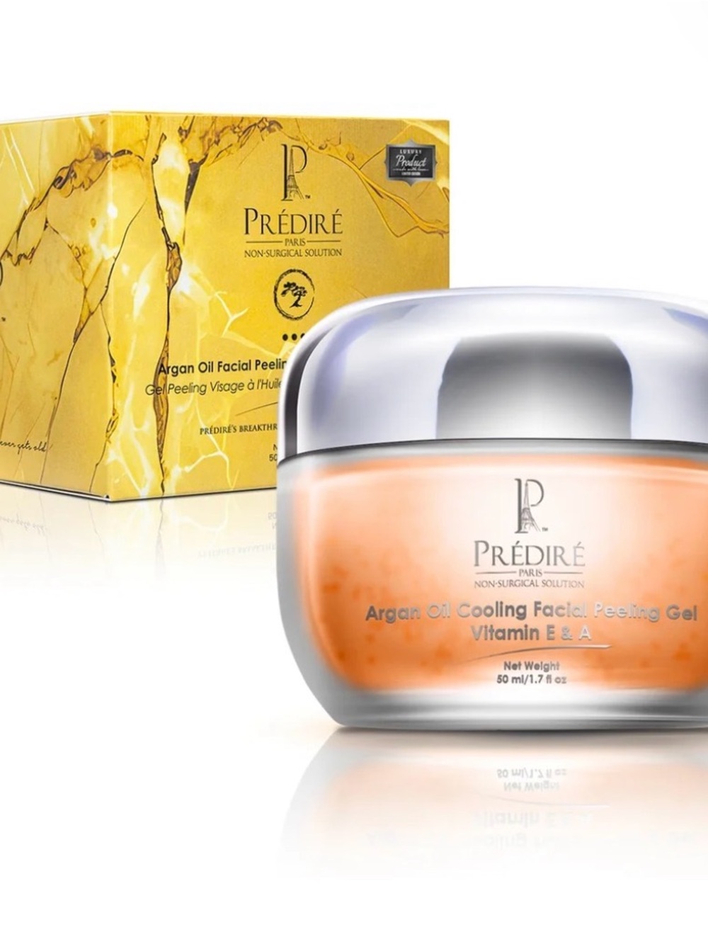 Argan Oil Cooling Facial Peeling Gel - Orange
